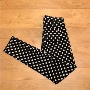 Kate Spade Polkadot Denim Pants, Size 26
